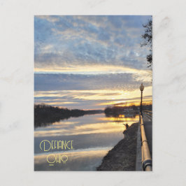 Defiance Ohio Sunrise Vykort