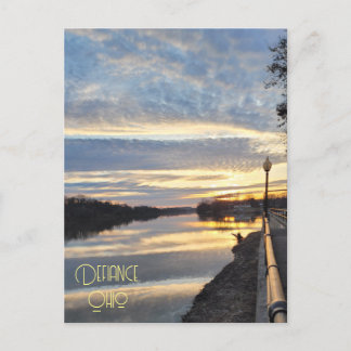 Defiance Ohio Sunrise Vykort