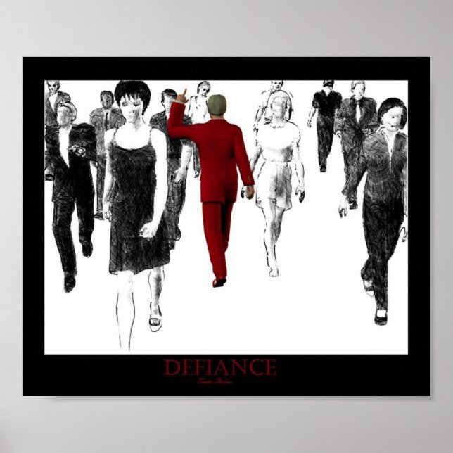 Defiance Red Poster (Framsidan)