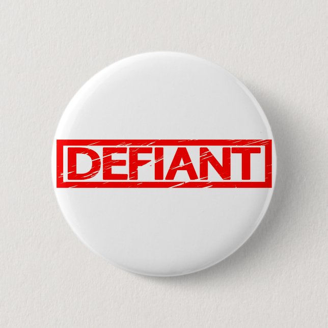 Defiant Frimärke Knapp (Framsida)