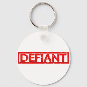 Defiant Frimärke Nyckelring