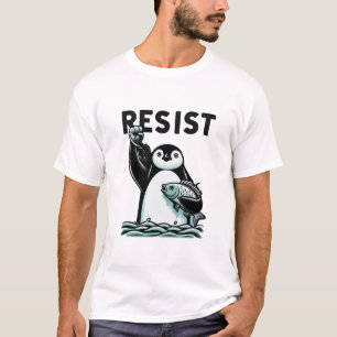 Defiant Penguin är fortfarande inte synlig för akt T Shirt