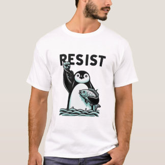 Defiant Penguin är fortfarande inte synlig för akt T Shirt