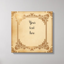 "Definiera ditt arv" - Anpassningsbarnas kontor fö Canvastryck