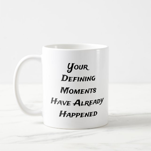 Definiera händelser som redan har inträffat Mugg-W Kaffemugg (Vänster)