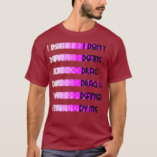Definiera inte Drag Aquaria Queen T Shirt