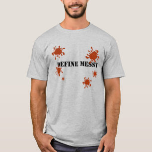 Definiera meddelandets BBQ-streck T-Shirt
