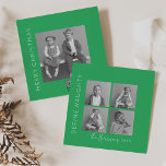 Definiera Naughty | 5 Photo Collage-jul Julkort<br><div class="desc">Fira julhelgen genom att skicka dessa roligt- och cheeky christmas-helgdagskort till vänner och familj! Detta speciella julklapp innehåller ett kollage med fyra foton på framsidan och ett större foto på baksidan tillsammans med en klassisk Julhälsningar,  ditt namn och året.</div>