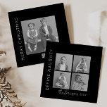 Definiera Naughty | 5 Photo Collage-jul Julkort<br><div class="desc">Fira julhelgen genom att skicka dessa roligt- och cheeky christmas-helgdagskort till vänner och familj! Detta speciella julklapp innehåller ett kollage med fyra foton på framsidan och ett större foto på baksidan tillsammans med en klassisk Julhälsningar,  ditt namn och året.</div>