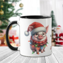 Definiera Naughty Gris Tangled i julafton Ljus Mugg