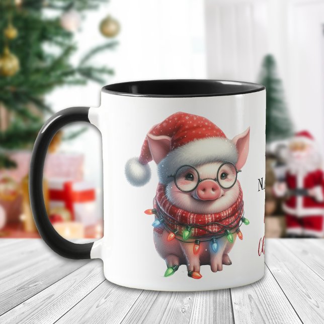 Definiera Naughty Gris Tangled i julafton Ljus Mugg (Skapare uppladdad)