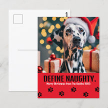 Definiera Naughty Pet Photo jul Red Helgdag