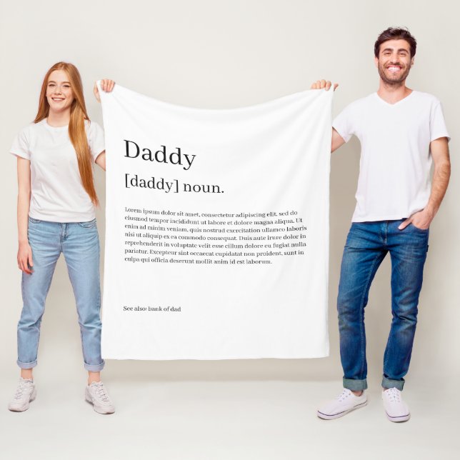 Definiera Personligen för egen Roligt Fleecefilt (På plats)