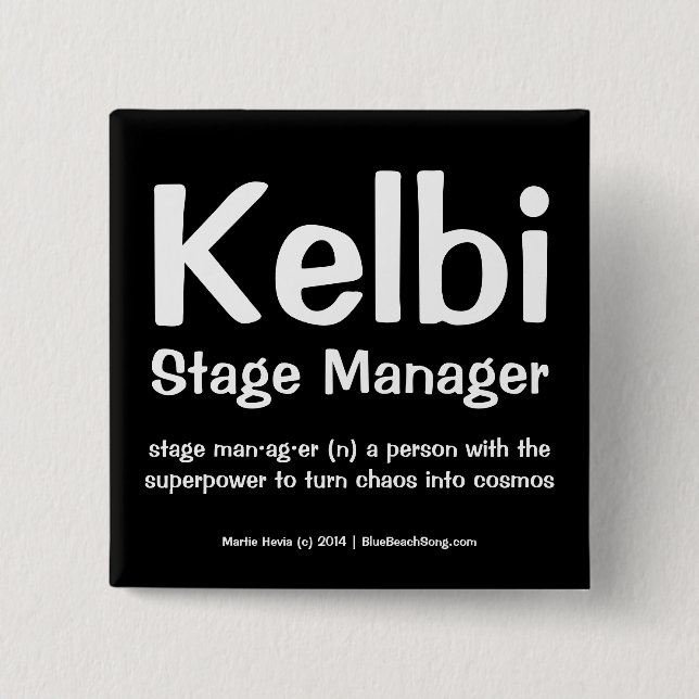 Definiera sig, & ditt jobb knäppas knapp (Framsida)