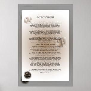 Definiera sig Yourself Poster