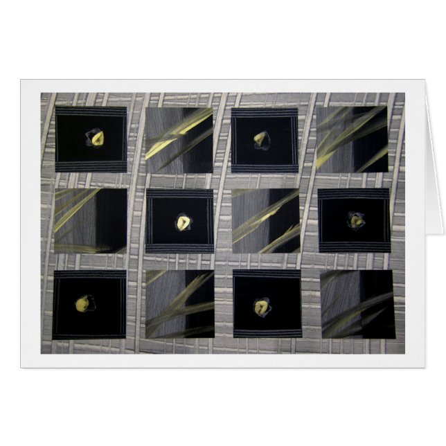 Definierad elegans hälsningskort (Framsidan Horizontal)