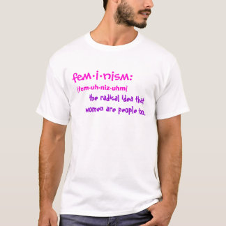 Definierad feminism tee shirt