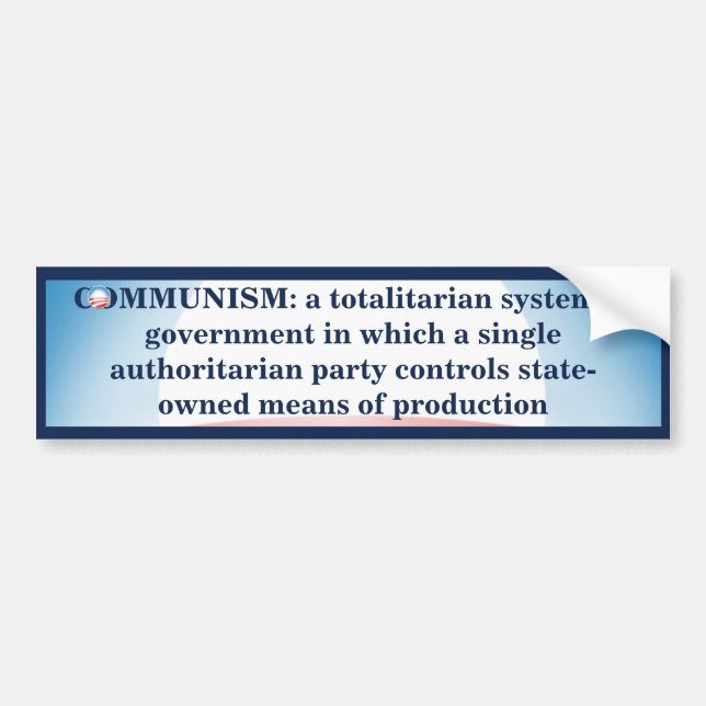 Definierad kommunism bildekal (Framsidan)