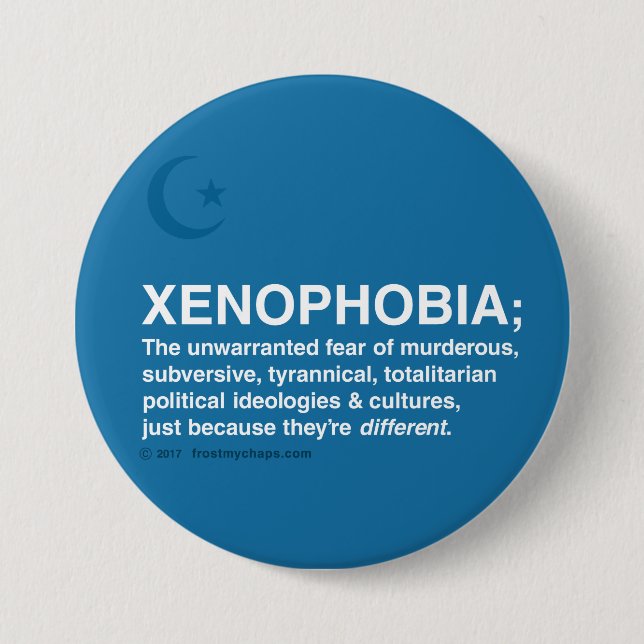 Definierad Xenophobia Knapp (Framsida)