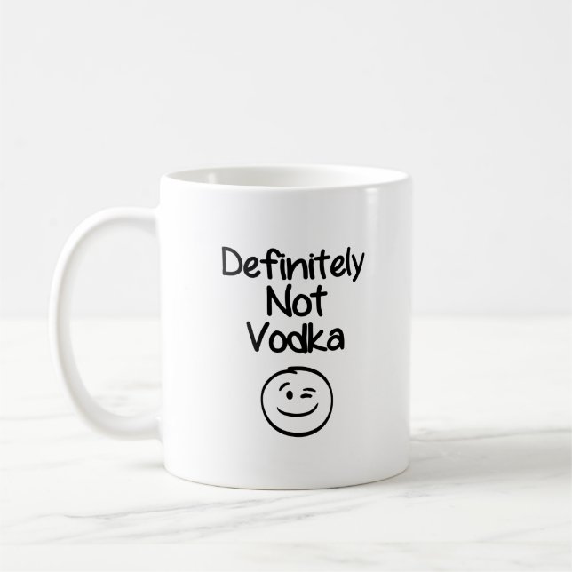 Definitely Not Vodka Kaffemugg (Vänster)