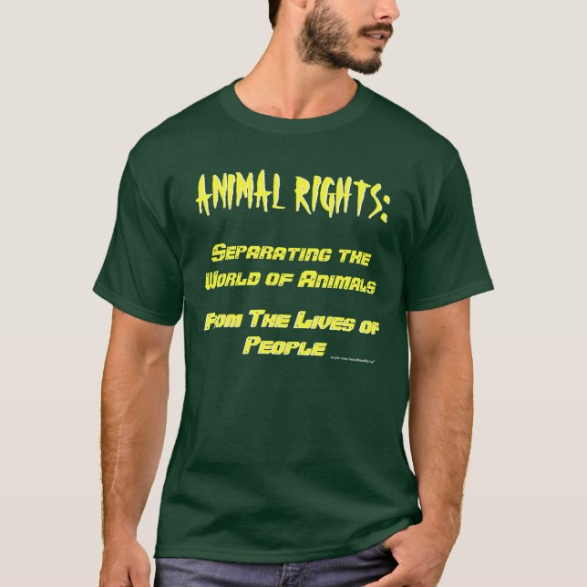 Definition av animaliska Höger T-shirt (Framsida)