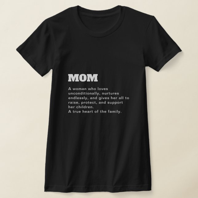 Definition av anpassningsbar Mamma för Mors dag 20 T Shirt (Laydown)