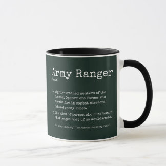 Definition av arméns Skogsvaktare Mugg