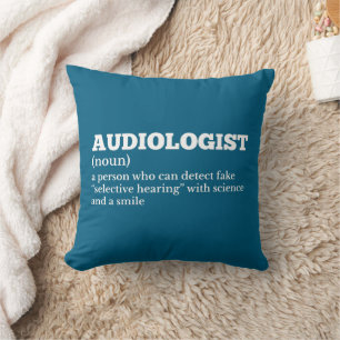Definition av Audiolog Humor Kudde