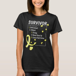 definition av barncanceröverlevnad t shirt
