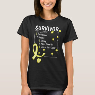 definition av barncanceröverlevnad t shirt