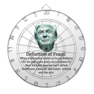 Definition av bedrägeri - TRUMP Darttavla