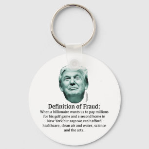 Definition av bedrägeri - TRUMP Nyckelring