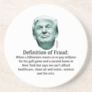 Definition av bedrägeri - TRUMP Underlägg Sandsten