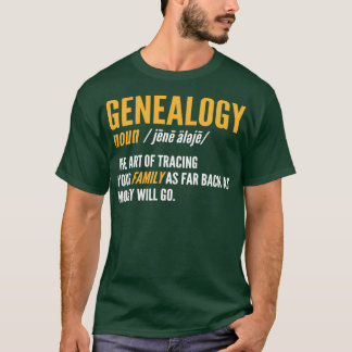 Definition av begreppet härstamning för könsorgan t shirt