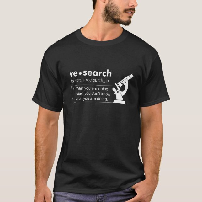 Definition av biologi Scientist Natural S T Shirt (Framsida)