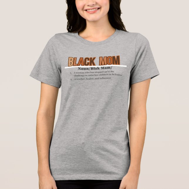 Definition av Black Mamma T Shirt (Framsida)