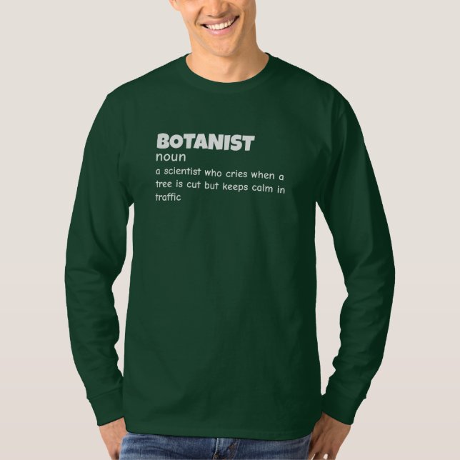 Definition av Botany Teacher Funny T Shirt (Framsida)