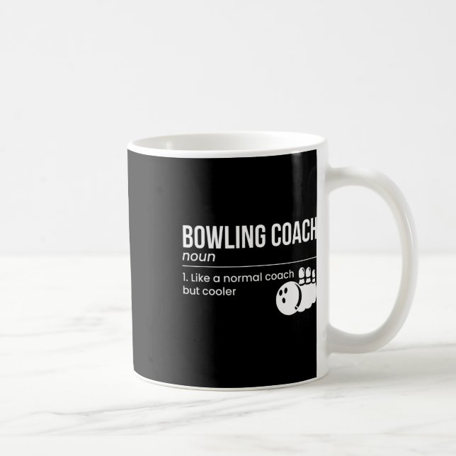 Definition av Bowling Coach Kaffemugg (Höger)