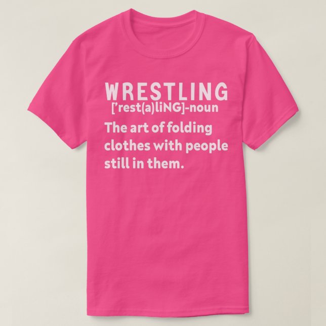 Definition av brottning t shirt (Design framsida)