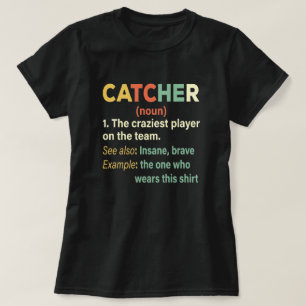 Definition av Catcher-Vintage i basket T Shirt