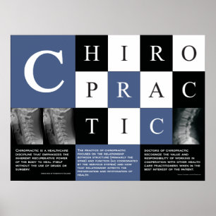 Definition av Chiropracticaffischen Poster