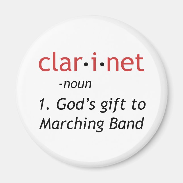 Definition av Clarinet Magnet (Framsidan)