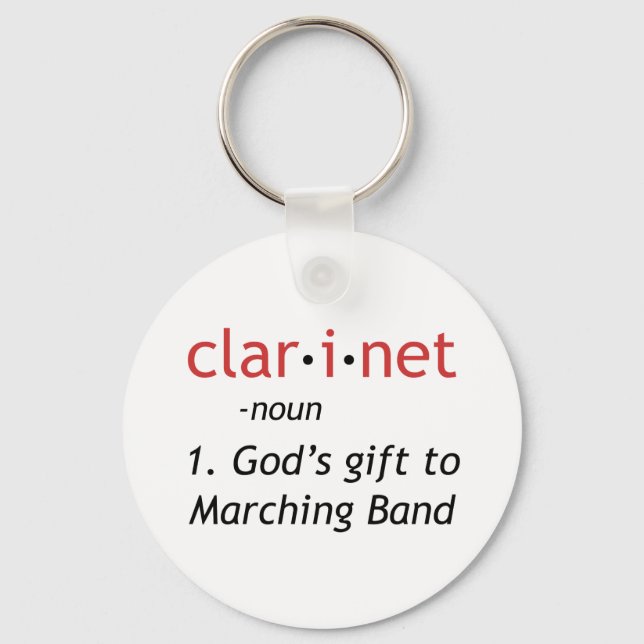 Definition av Clarinet Nyckelring (Framsida)