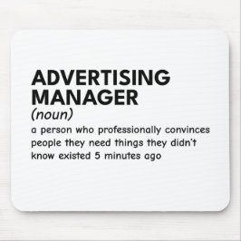Definition av coola Marknadsföring Manager Musmatta