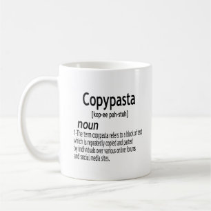 Definition av Copypasta Kaffemugg