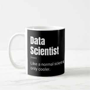 Definition av Data Scientist Funny Coola Analyst Kaffemugg