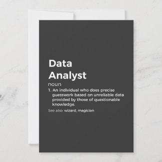 Definition av datAnalyst Inbjudningar