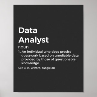 Definition av datAnalyst Poster