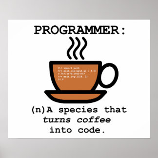 Definition av datorprogrammerare - Geek Poster