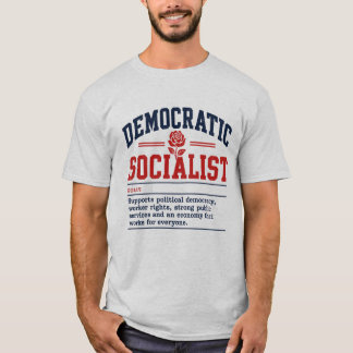 Definition av demokratisk socialist t shirt